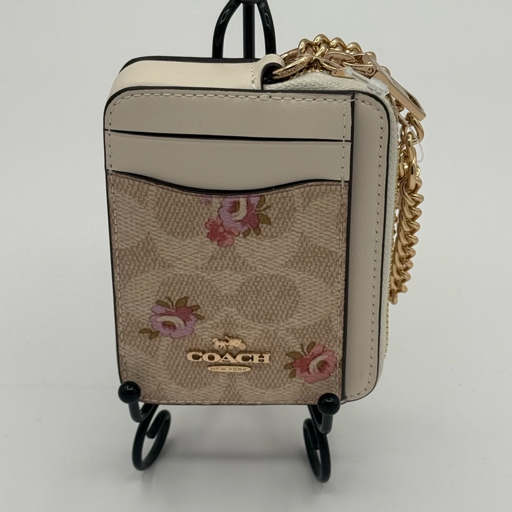 Coach Floral Zip CC Case